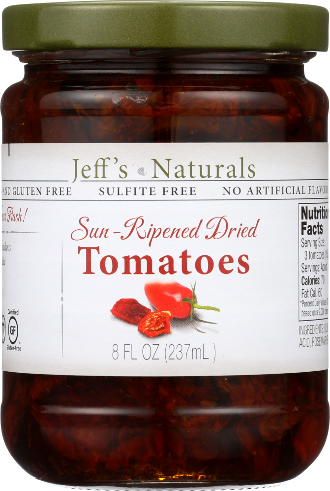 Picture of Jeffs Naturals KHFM00666271 8 oz Sun-Ripened Dried Tomatoes