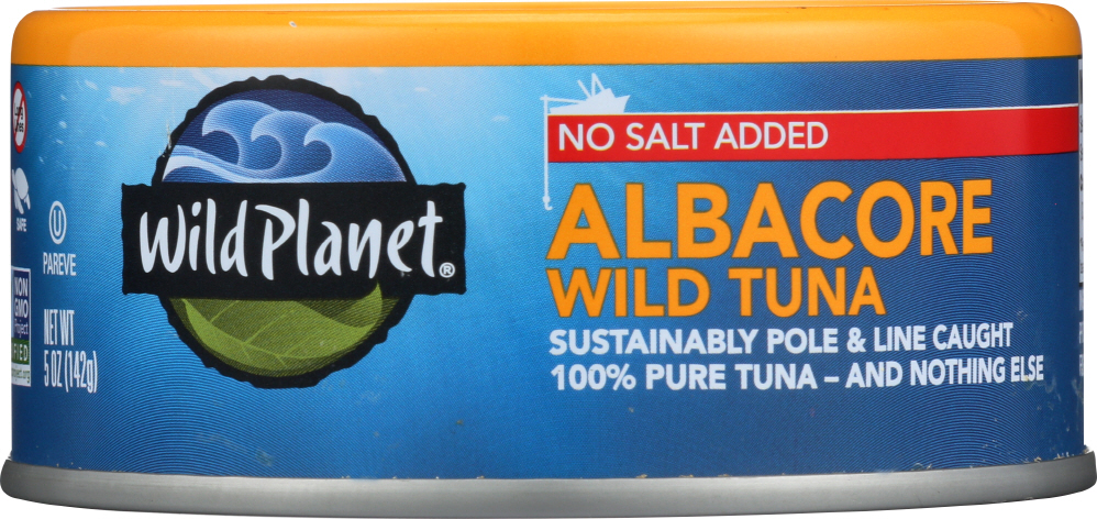 Picture of Wild Planet KHFM00163501 5 oz Wild Albacore Tuna with No Salt Added