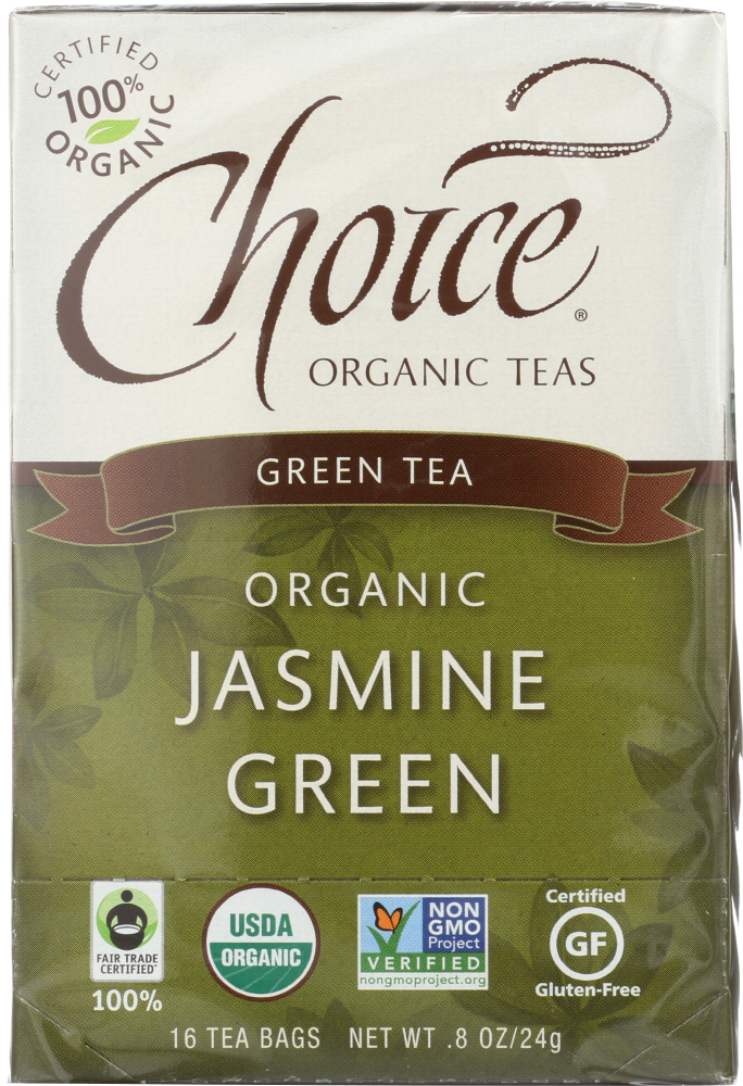 Picture of Choice Organic Teas KHLV00573378 Organic Jasmine Green Tea - 16 Bags