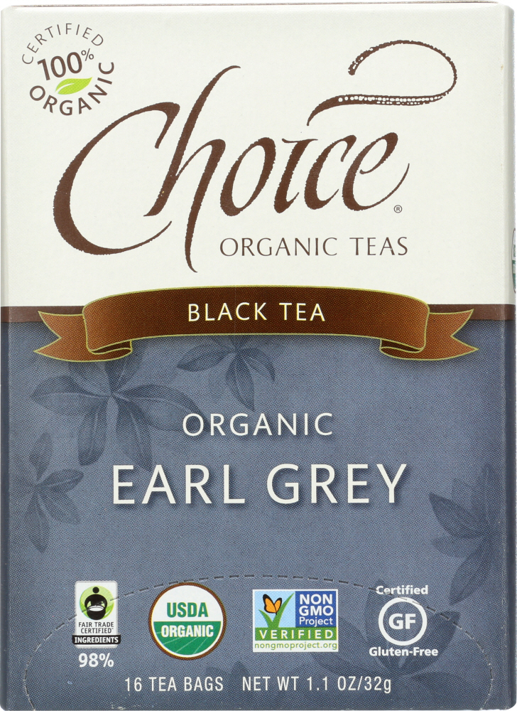 Picture of Choice Organic Teas KHLV00616086 Organic Earl Grey Tea - 16 Bags