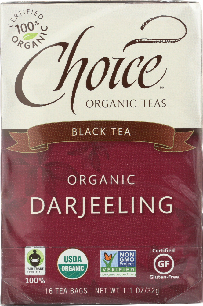 Picture of Choice Organic Teas KHLV00616169 Darjeeling Fair Trade Certified Organic Tea - 16 Bags