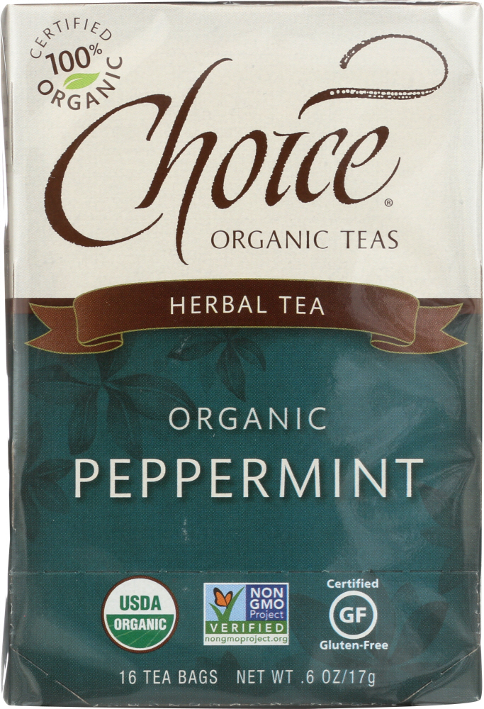 Picture of Choice Organic Teas KHLV00672592 Organic Peppermint Tea - 16 Bags