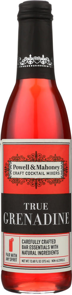 Picture of Powell & Mahoney KHLV00125636 375 ml True Grenadine Craft Cooktail Mixers