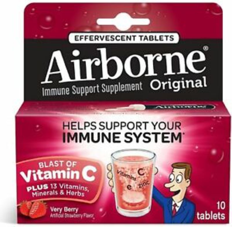 Picture of Airborne KHLV00125764 Effervescent Very Berry Tablet - 10 Piece