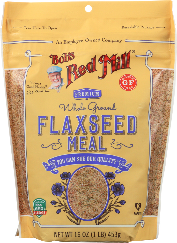 Picture of Bobs Red Mill KHFM00308407 16 oz Premium Whole Ground Flaxseed Meal