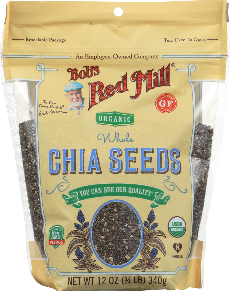 Picture of Bobs Red Mill KHFM00308758 12 oz Organic Whole Chia Seeds
