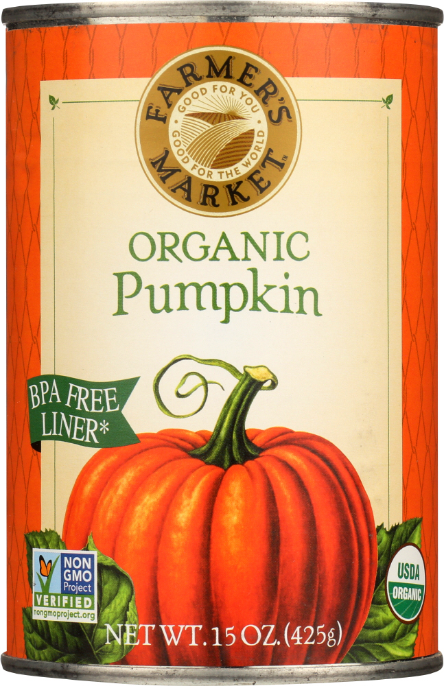 Picture of Farmers Market KHFM00321588 15 oz Organic Canned Pumpkin