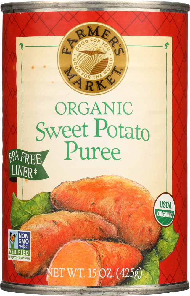Picture of Farmers Market KHFM00321604 15 oz Organic Sweet Potato Puree