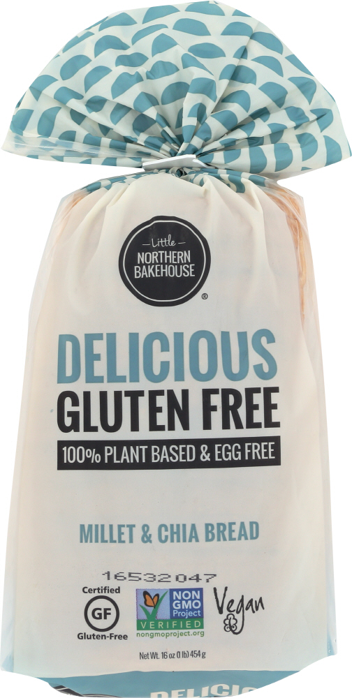 Picture of Little Northern Bakehouse KHFM00395756 16 oz Bread Millet & Chia Loaf Gluten Free