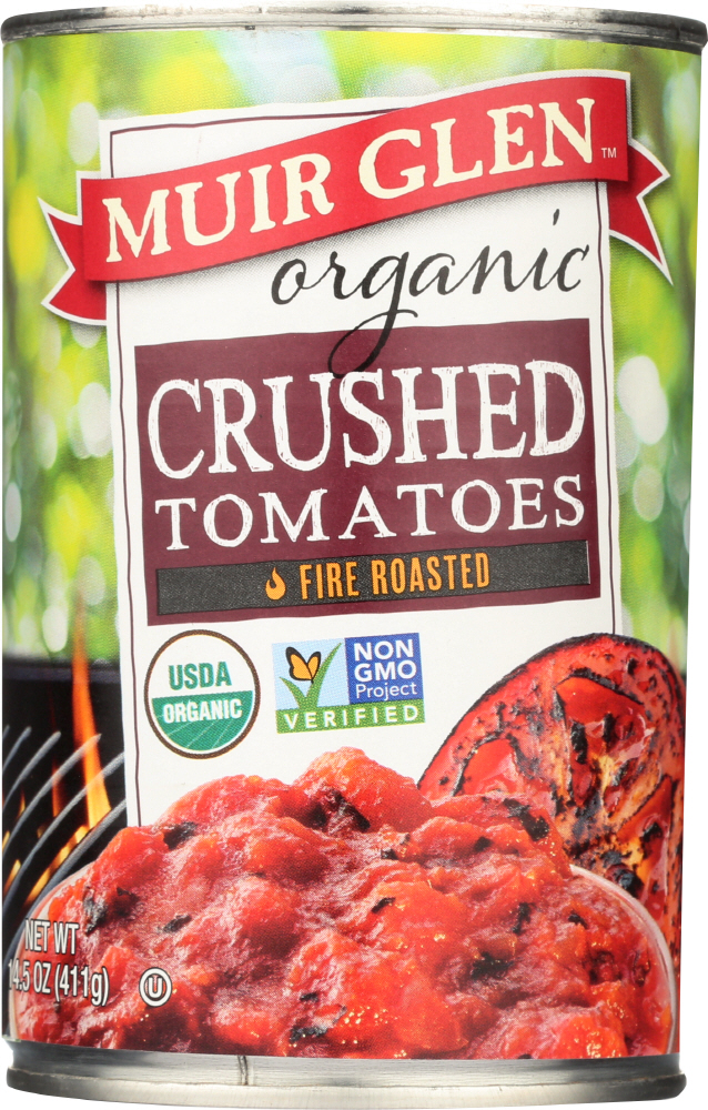 Picture of Muir Glen KHFM00733972 14.5 oz Organic Fire Roasted Crushed Tomatoes