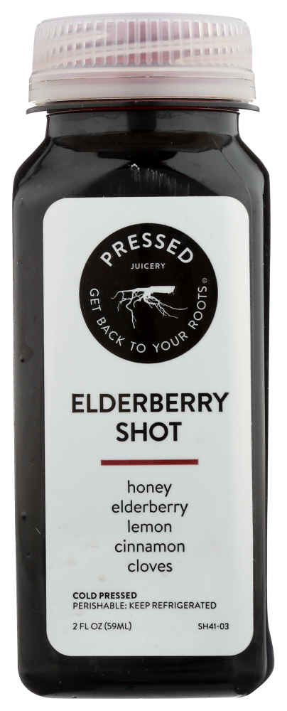 Picture of Pressed Juicery KHCH00338944 2 oz Elderberry Shot Juice