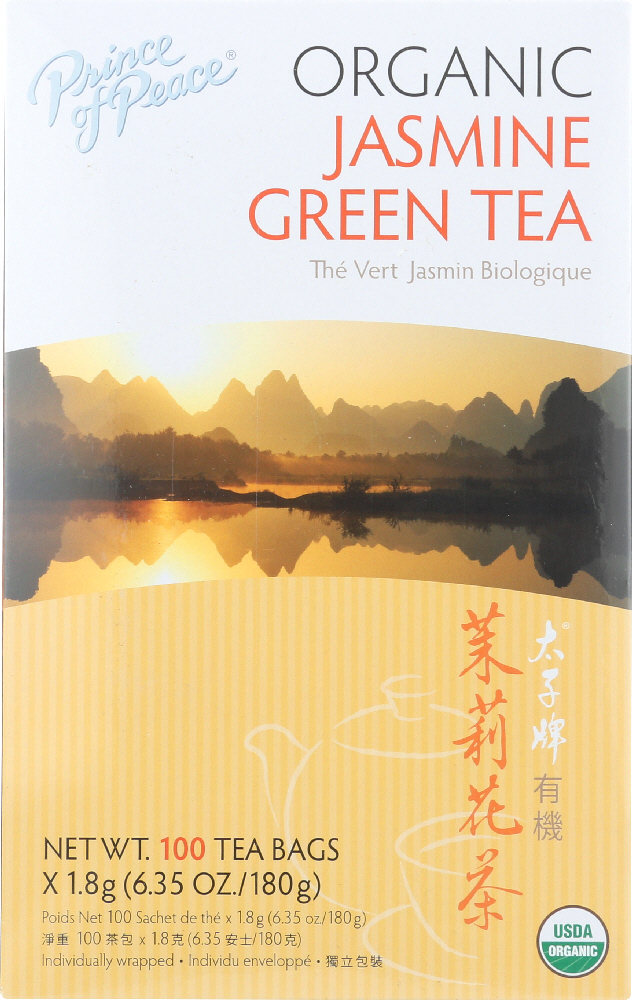Picture of Prince Of Peace KHLV00107169 Organic Jasmine Green Tea - 100 Bags