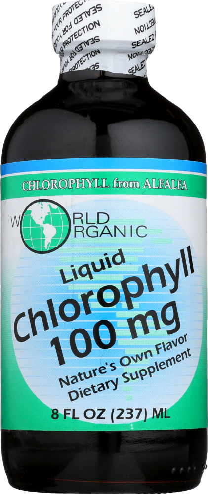 Picture of World Organic KHFM00957647 8 oz Liquid Chlorophyll - 100 mg