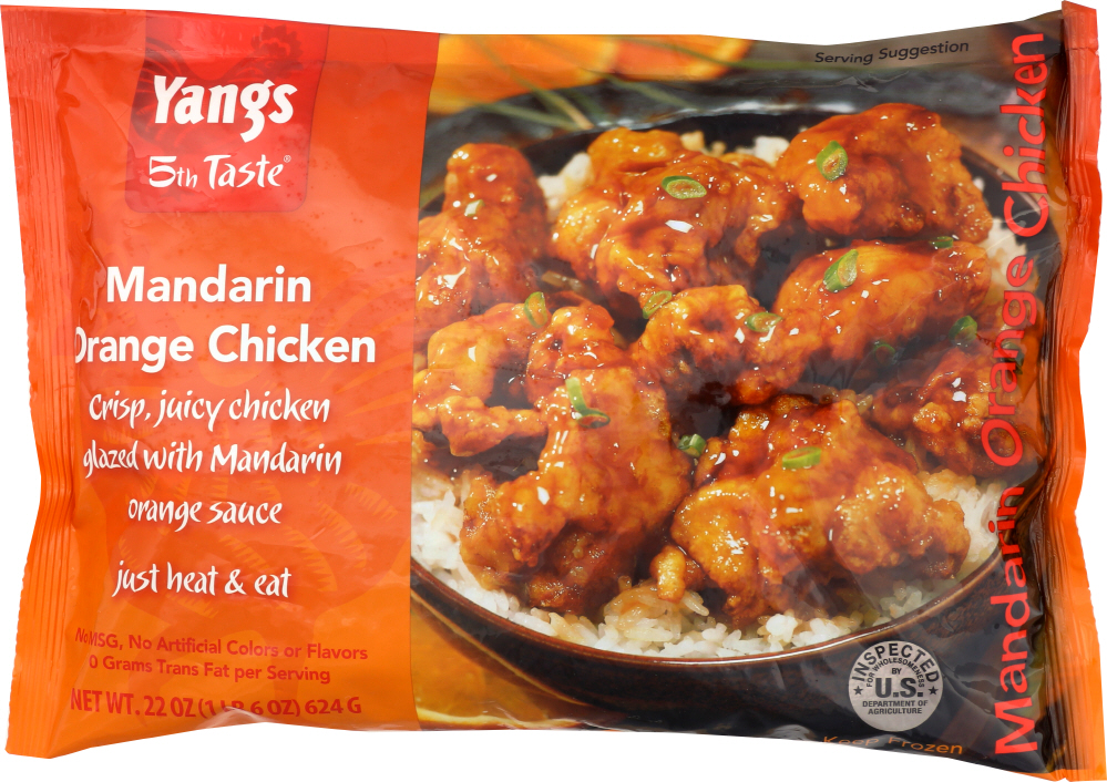 Picture of Yangs 5th Taste KHFM00667402 22 oz Lings Mandarin Orange Chicken Meal