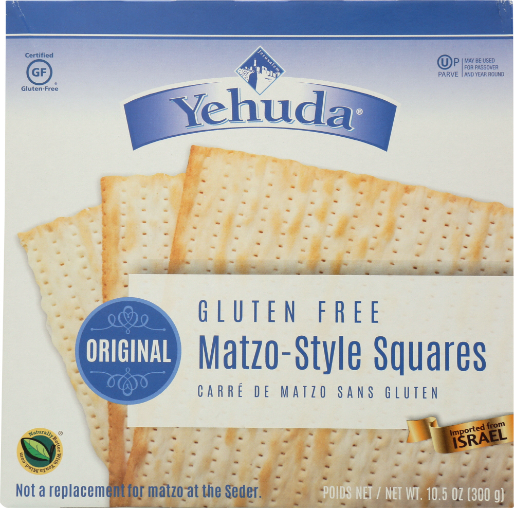 Picture of Yehuda KHFM00214304 10.5 oz Gluten Free Matzo-Style Squares
