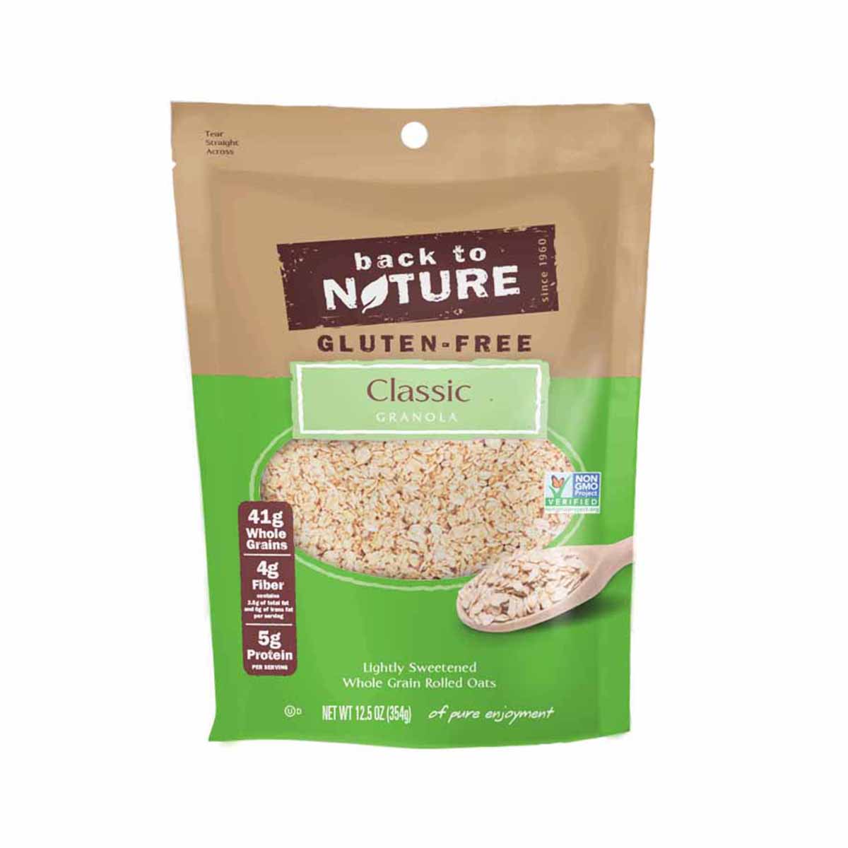 Picture of Back to Nature KHLV00120963 12.5 oz Gluten-Free Classic Granola