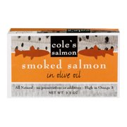 Picture of Coles KHLV00267754 3.2 oz Salmon Smoked in Olive Oil
