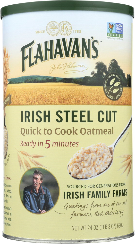 Picture of Flahavans KHLV01654979 24 oz Irish Steelcut Oatmeal