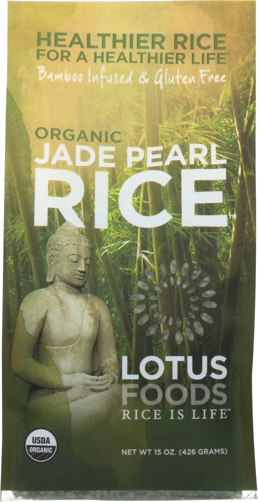 Picture of Lotus Foods KHFM00641696 Gluten Organic Jade Pearl Rice&#44; 15 oz