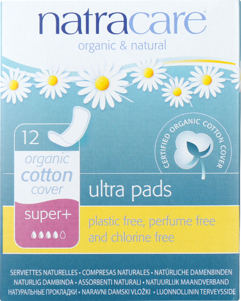 Picture of Natracare KHFM00623264 Ultra Super Plus Pads - 12 Piece