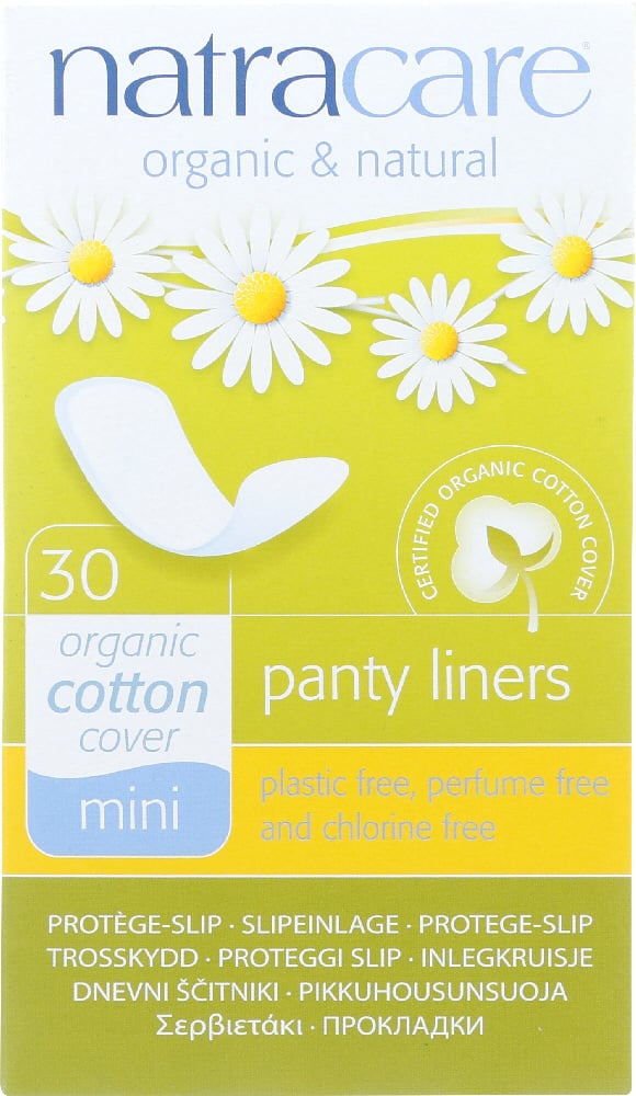 Picture of Natracare KHFM00661603 Organic & Natural Panty Liners Cotton Cover - Mini - 30 Liners