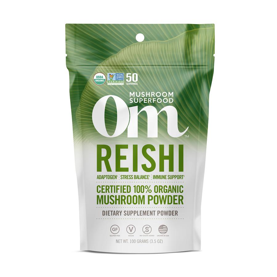 Picture of Om Organic Mushroom Nutrition KHFM00275699 100 g Reishi Mushroom Powder