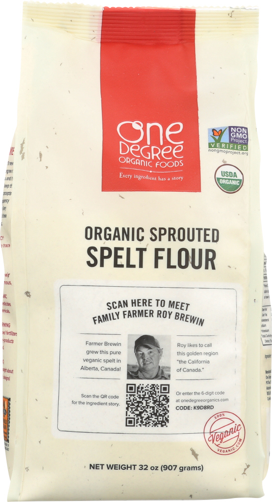 Picture of One Degree KHLV00267734 32 oz Spelt Sprouted Flour