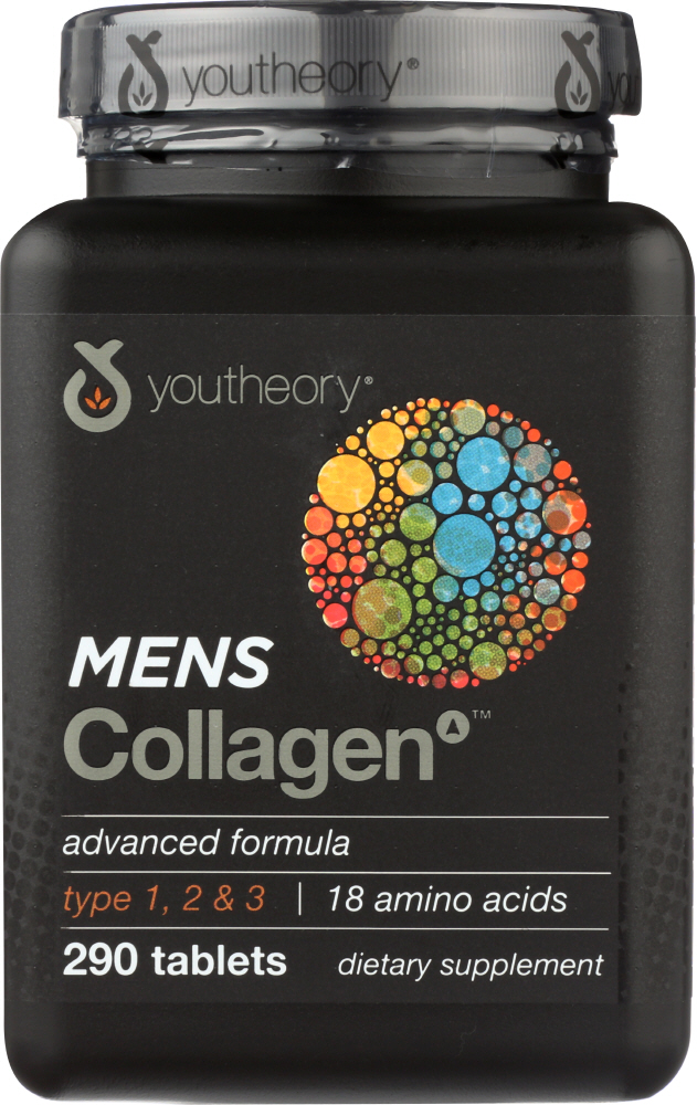 Picture of Youtheory KHFM00917021 Mens Collagen Advanced Formula - 290 Tablets