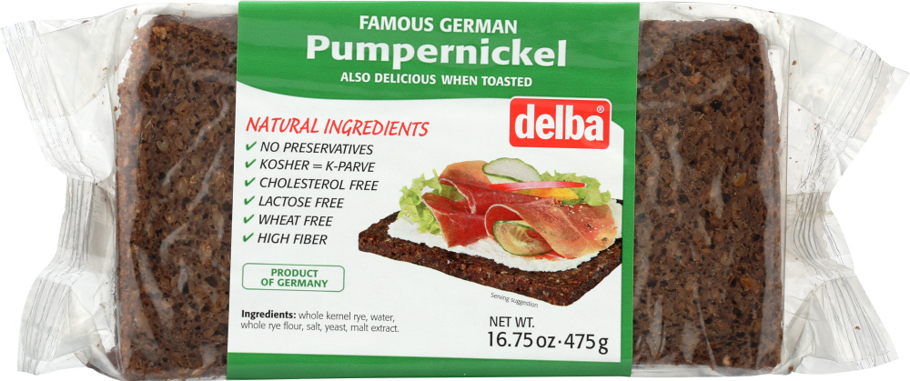 Picture of Delba KHLV01079730 16.75 oz German Pumpernickel Bread