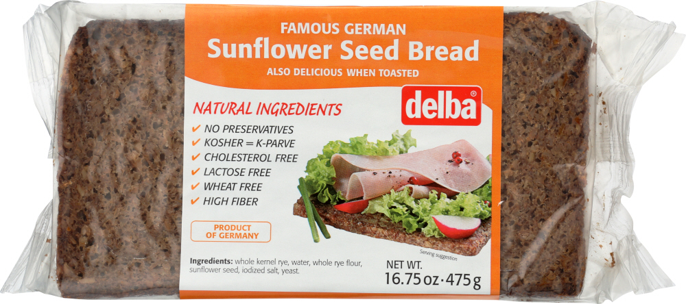 Picture of Delba KHLV01079755 16.75 oz Sunflower Seed Bread