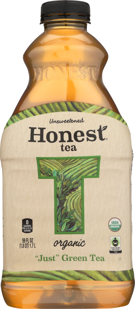 Picture of Honest Tea KHFM00784280 59 oz Organic Unsweetened Just Green Tea