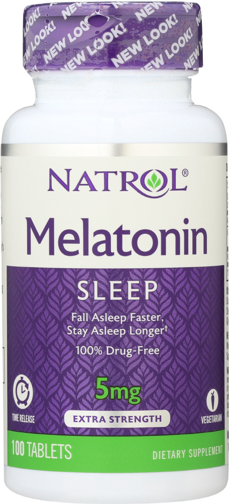 Picture of Natrol KHFM00471151 5 mg Melatonin TR Time Release - 100 Tablets
