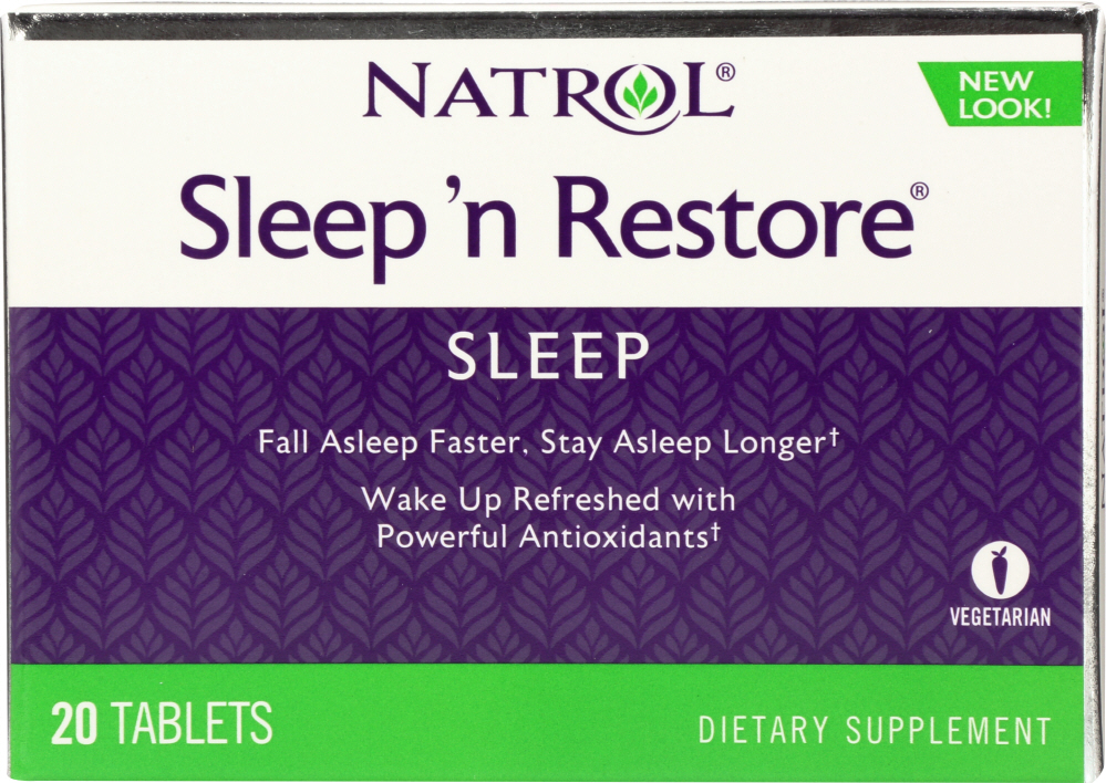 Picture of Natrol KHFM00494534 Sleep N Restore - 20 Tablets