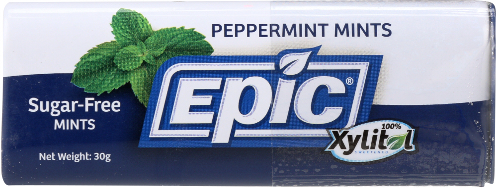 KHLV00254601 Peppermint Xylitol Mints for Teeth - 60 Piece -  Epic Dental