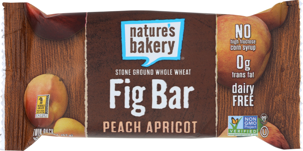 Picture of Natures Bakery KHFM00022394 2 oz Whole Wheat Peach Apricot Fig Bar
