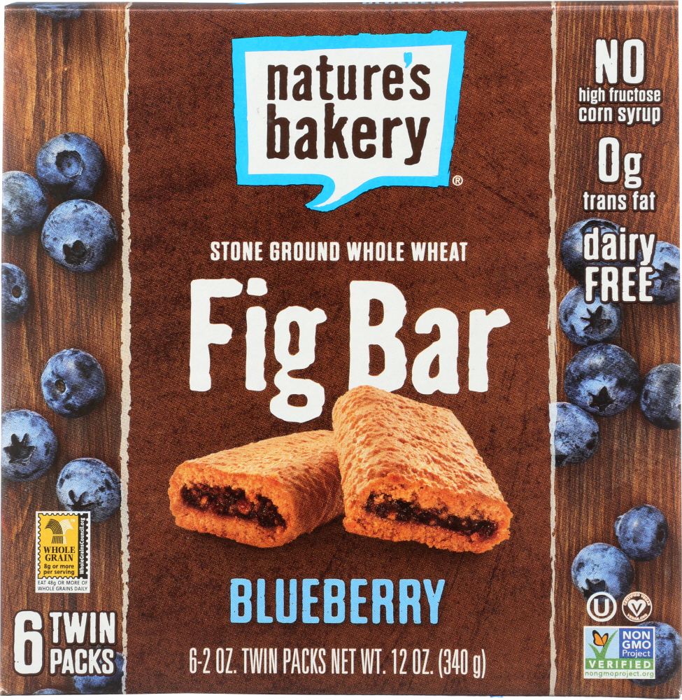 Picture of Natures Bakery KHFM00247254 12 oz Stone Ground Whole Wheat Blueberry Fig Bar