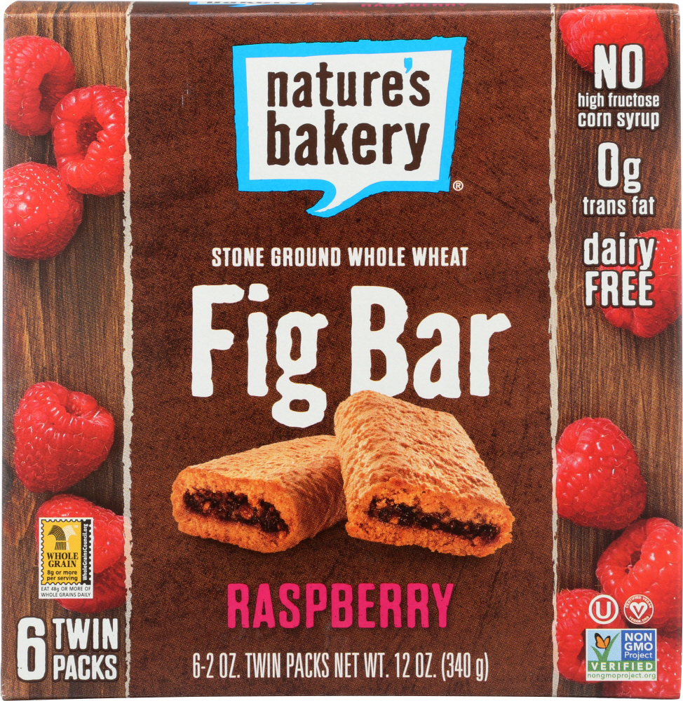 Picture of Natures Bakery KHFM00247288 12 oz Stone Ground Whole Wheat Raspberry Fig Bar