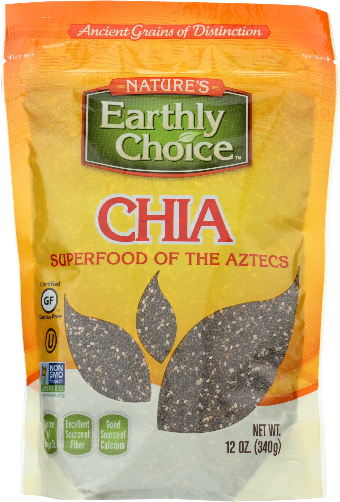 Picture of Natures Earthly Choice KHLV00049283 12 oz Super Food Chia Seeds