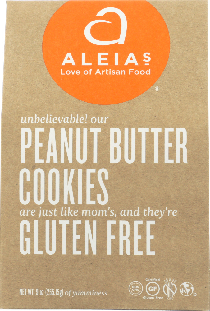 Picture of Aleias KHLV00258332 Gluten Free Peanut Butter Cookies - 9 oz