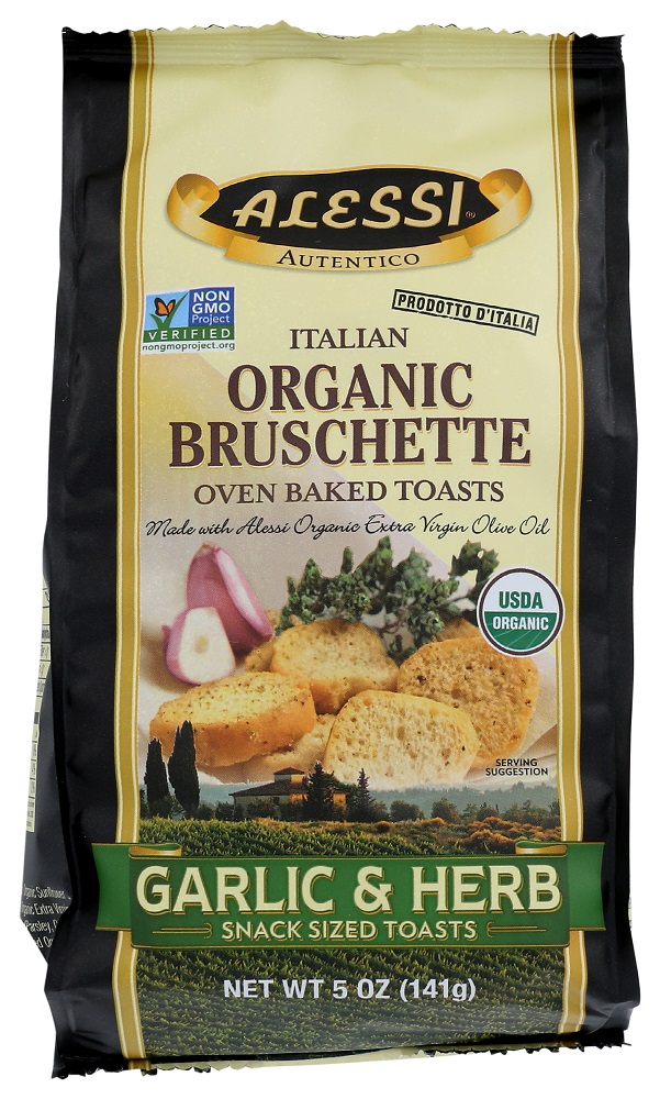 Picture of Alessi KHLV00338105 5 oz Garlic & Herb Italian Organic Bruschette