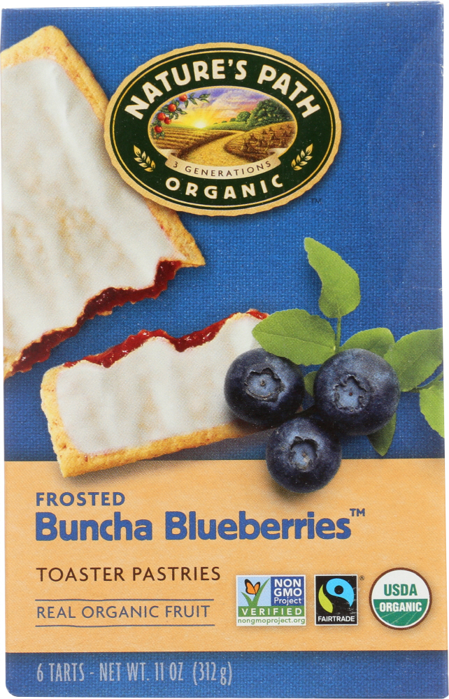 Picture of Natures Path KHFM00650861 11 oz Frosted Buncha Blueberries Toaster Pastries