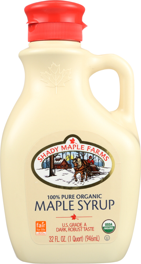 Picture of Shady Maple Farms KHFM00829606 32 oz Organic Maple Grade B Syrup