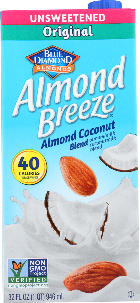 Picture of Almond Breeze KHFM00143396 32 oz Unsweetened Coconut Almond Breeze