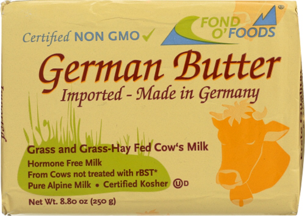 Picture of Fond O Foods KHCH00297061 8.80 oz German Butter