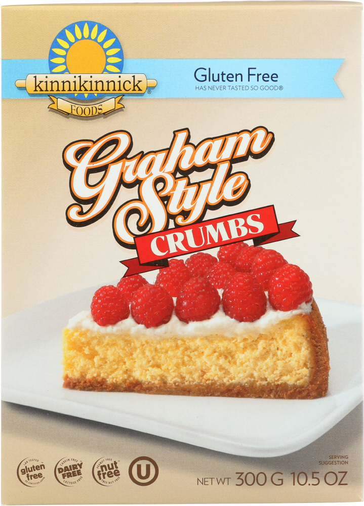 Picture of Kinnikinnick KHFM00636878 10.5 oz Gluten Free Graham Style Crumbs