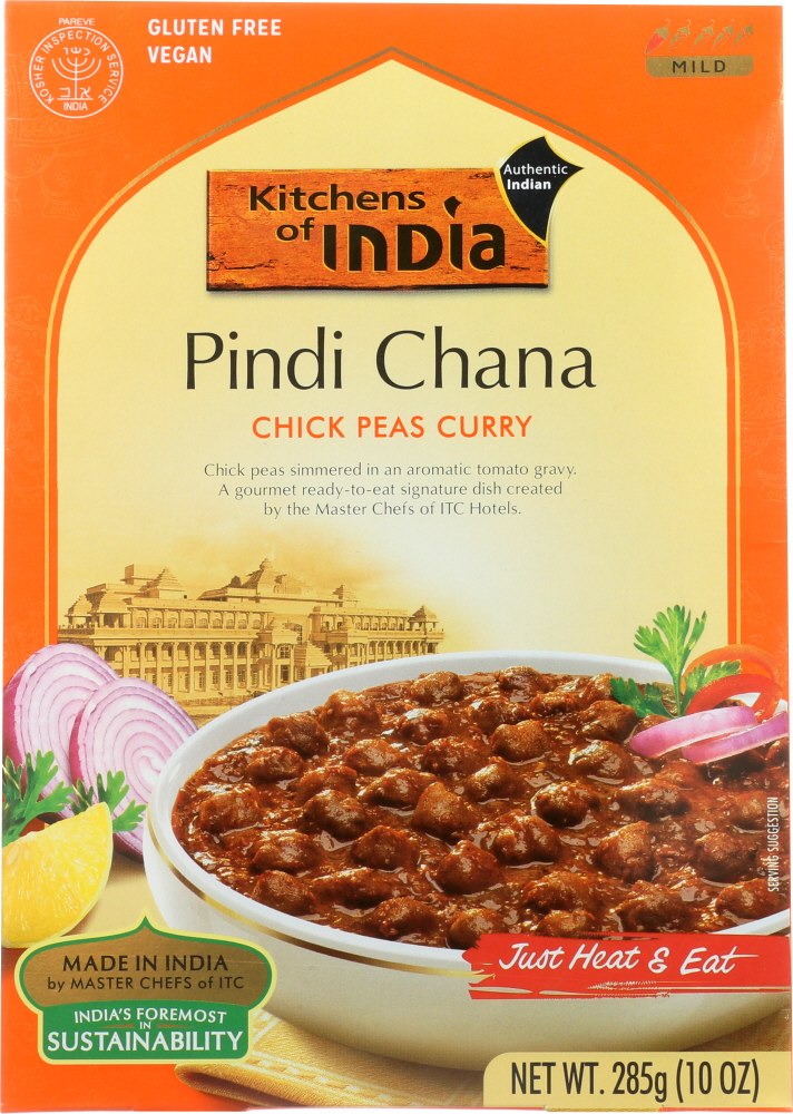 Picture of Kitchens of India KHFM00445205 10 oz Pindi Chana Chick Peas Curry