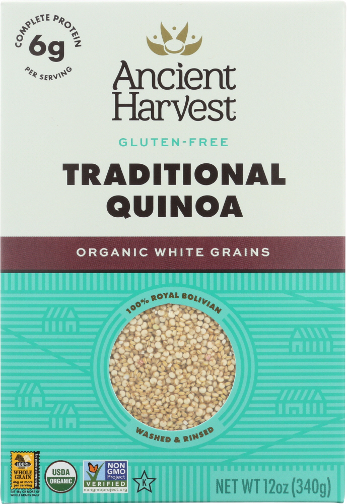 Picture of Ancient Harvest KHFM00790121 12 oz Organic Traditional Quinoa