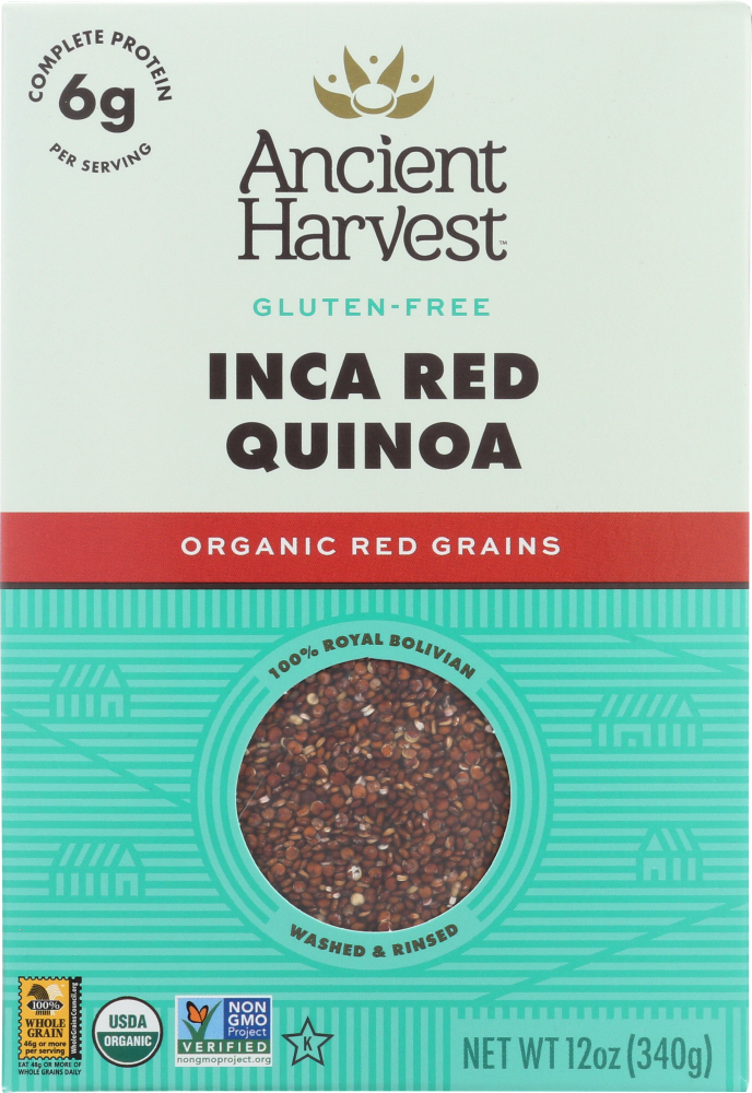 Picture of Ancient Harvest KHFM00794198 12 oz Organic Quinoa Inca Red