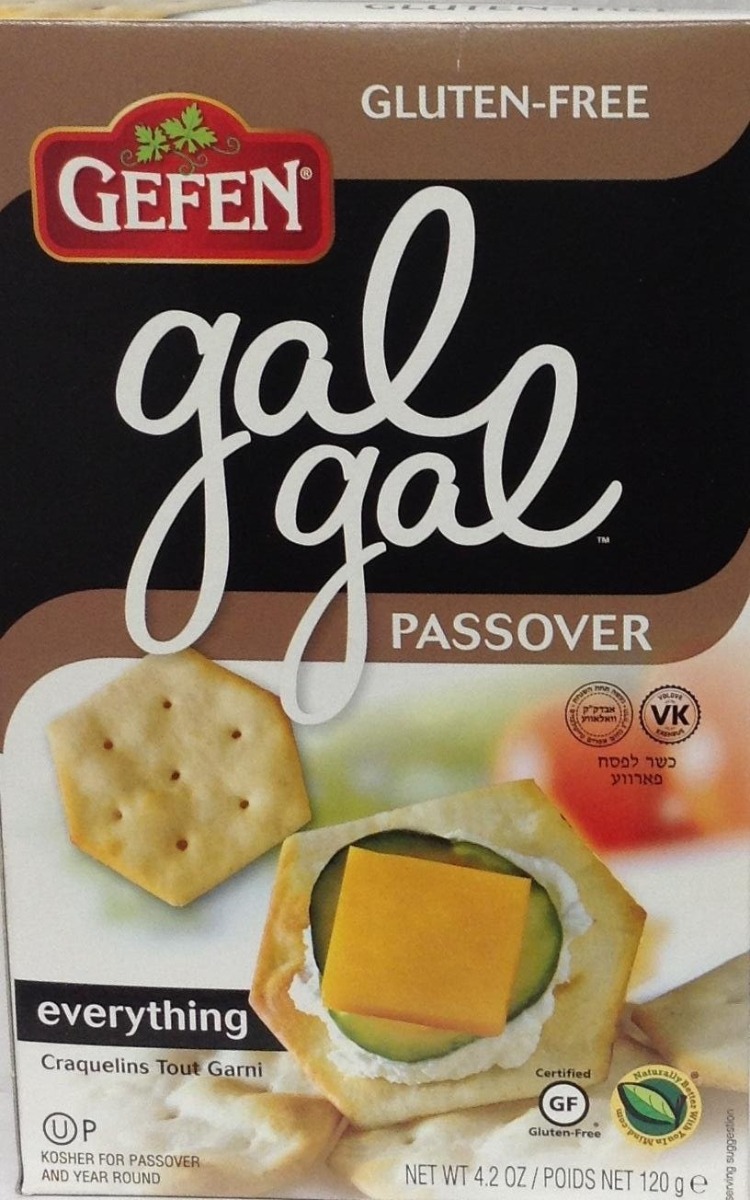 Picture of Gefen KHLV00312295 4.2 oz Gal Gal Passover Everything Crackers