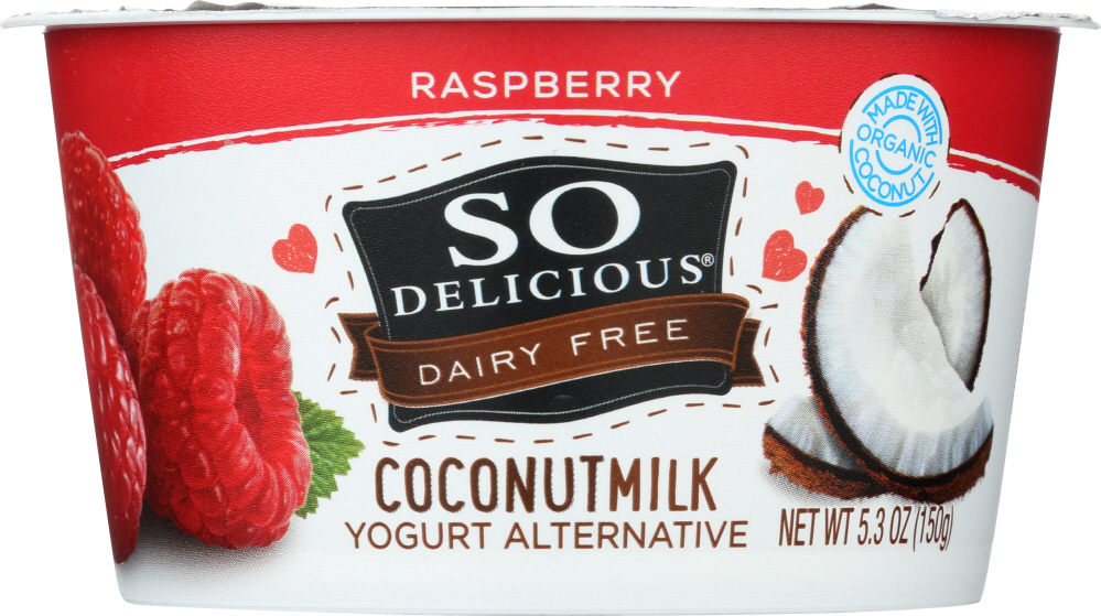 Picture of So Delicious KHFM00271298 Raspberry Coconut Milk Yogurt Alternative - 5.3 oz
